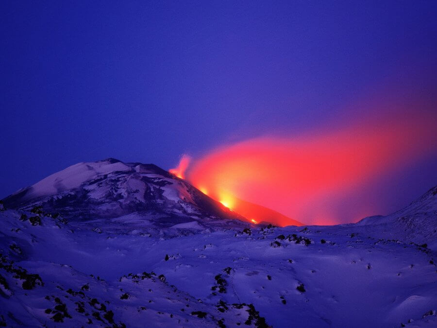 Извержение вулкана Гекла